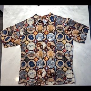 Used LA Dodgers Hawaiian shirt by Reyn Spooner